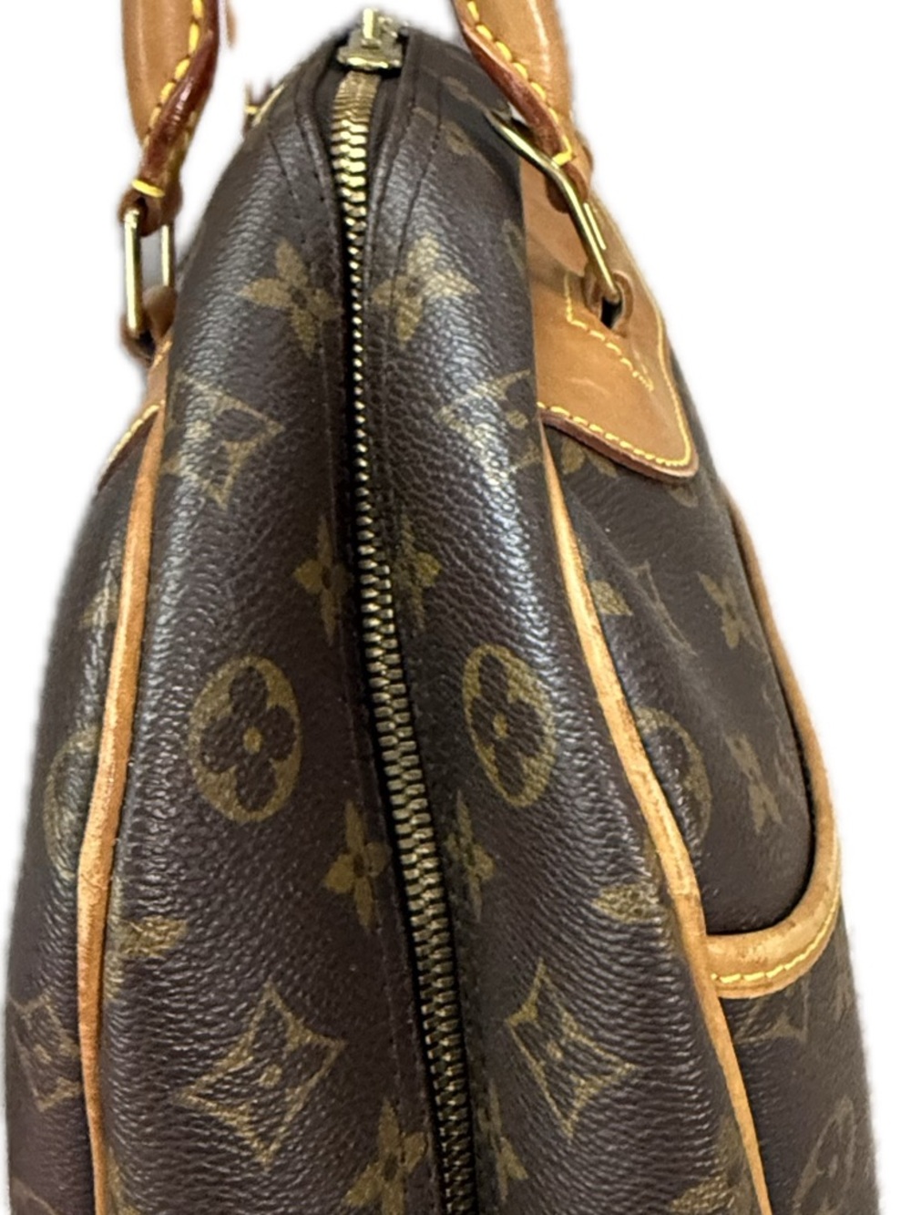 Louis Vuitton Monogram Deauville with Vachetta UNISEX hardware for strap NI - Picture 10 of 11